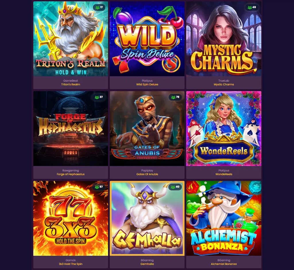 Slot di Bizzo Casino su PC